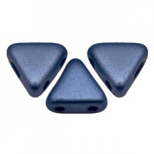 Les perles par Puca® Kheops beads Metallic mat blue 23980/79031